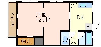 第二雄美荘  間取り図