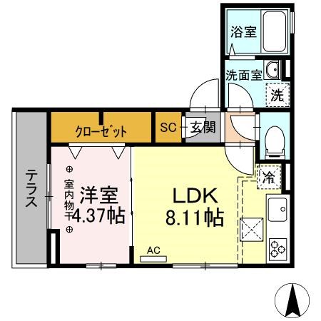 GRANDEUR中葛西 間取り図