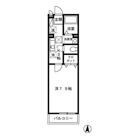 クレインハウス 間取り図