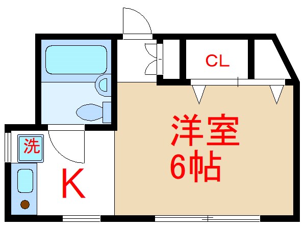 セゾンⅠ 間取り図