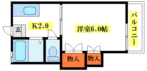 サニーハイツ  間取り