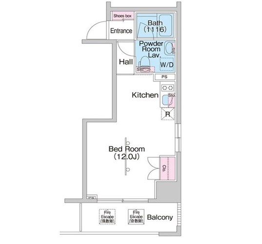 コンフォリア浅草駒形   間取り図