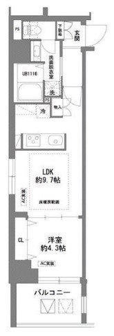 ラグゼナ日本橋 間取り図