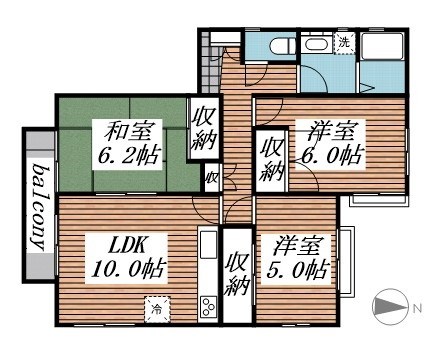 ヴィヴレ綾瀬 間取り図