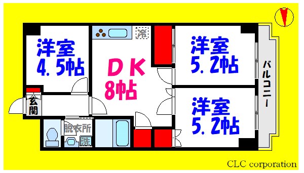 サンレガーロ葛西 間取り図