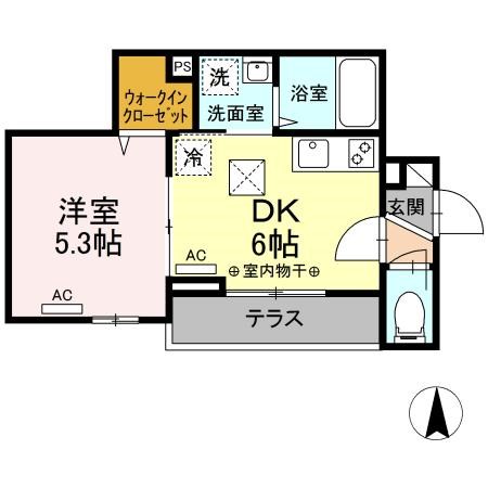 アヴァンス東日暮里 間取り図