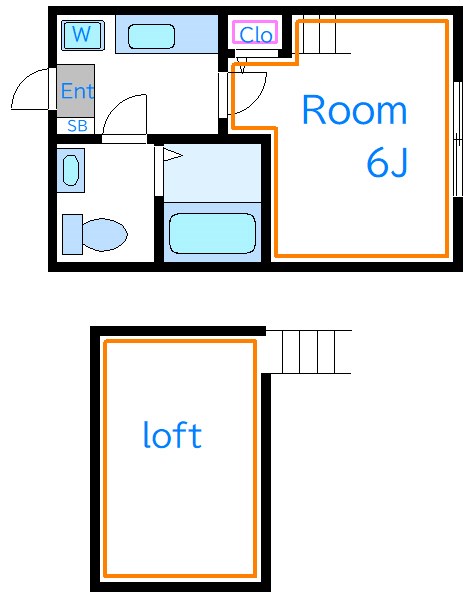 コンパートメントハウス西新井 間取り図