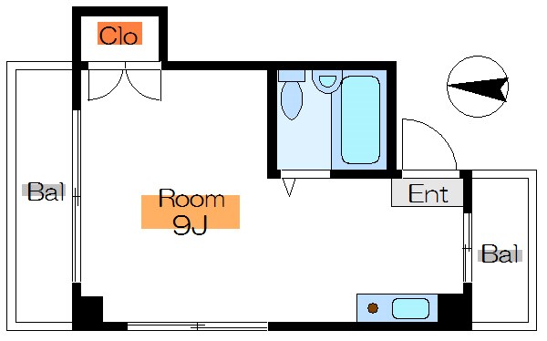 サンハイツ   間取り図