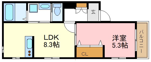 studioV  間取り図