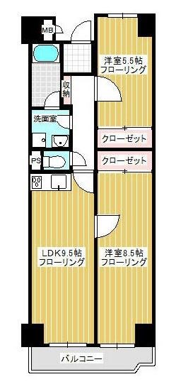 グランコスモU  間取り