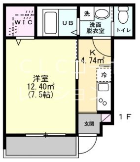 リヴァンス北綾瀬 間取り図