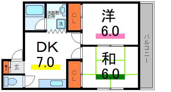 ルネハイツ  間取り