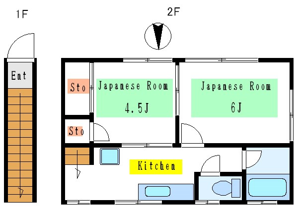 ハイムカトウ 間取り図