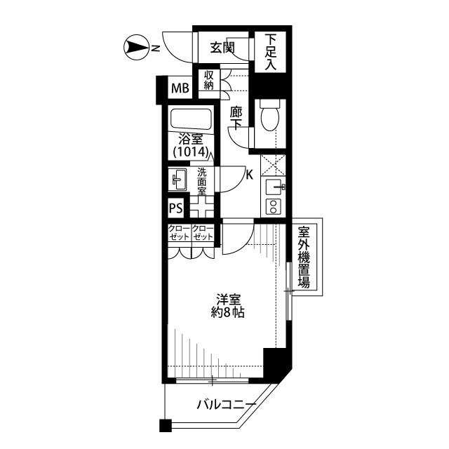 プレール・ドゥーク東陽町  間取り