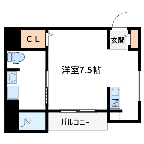 S&amp;lsquo;ｔ.sマンション２ 間取り図