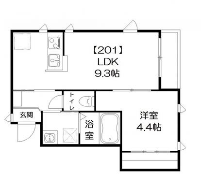 Domicile　YOSHIKI 間取り図