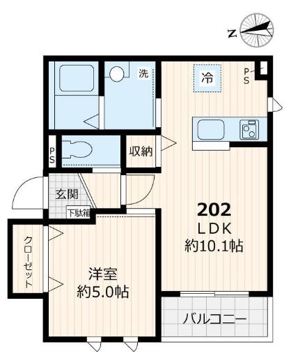 CASA　IZUMI　Ⅱ 間取り