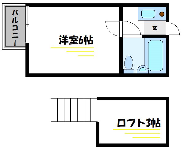 メモリーズハウス 102号室 間取り