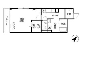 チェリーブロッサム新川 間取り図