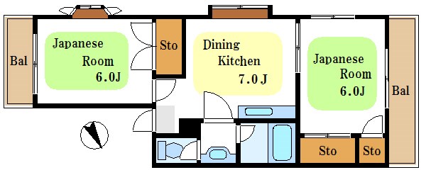 岡部ビル 間取り図