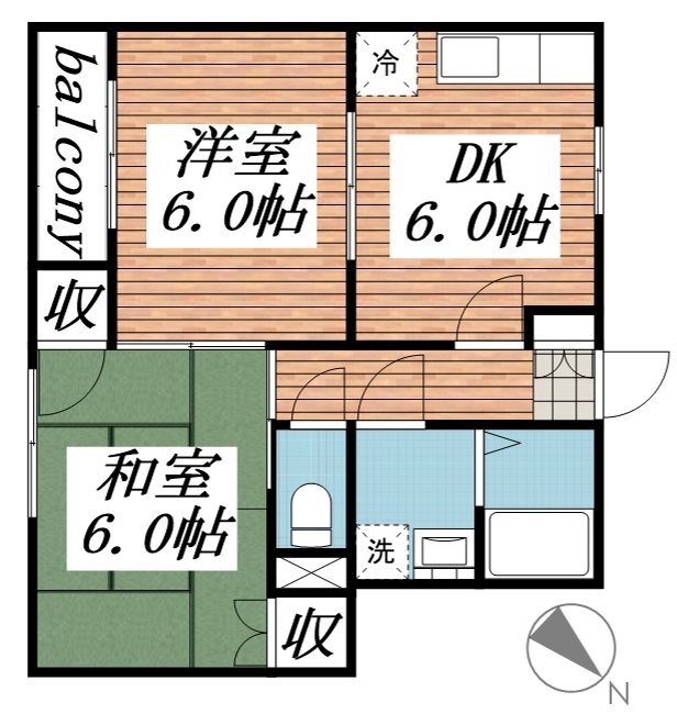 メゾン山西 間取り図