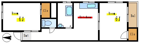 ハイツ協和 間取り図