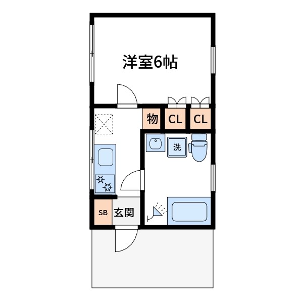 Gatoお花茶屋 間取り図