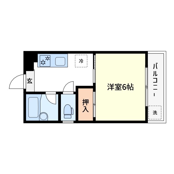 ウッドハウス森田 間取り図