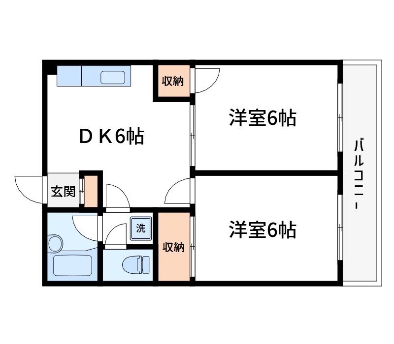 藤美マンション 間取り図