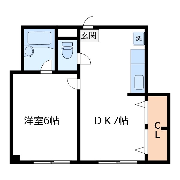 白十字ビル 間取り図