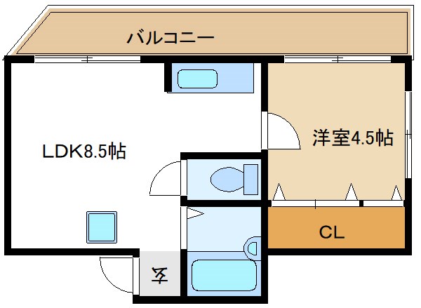 白十字ビル 間取り図