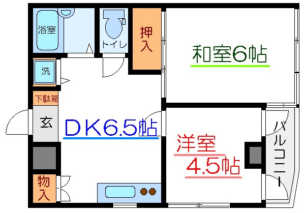 サンシャルム堀 間取り図