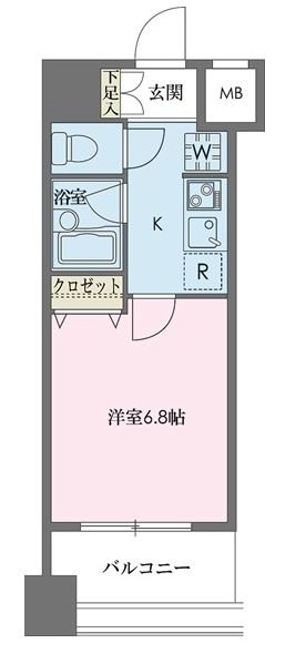 ドゥーエ新川 間取り図