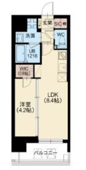 Splendide南千住DUE 間取り図