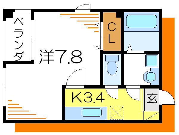 プロムナドゥ瑞江 間取り図