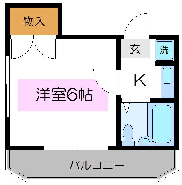 大杉マンション 間取り図