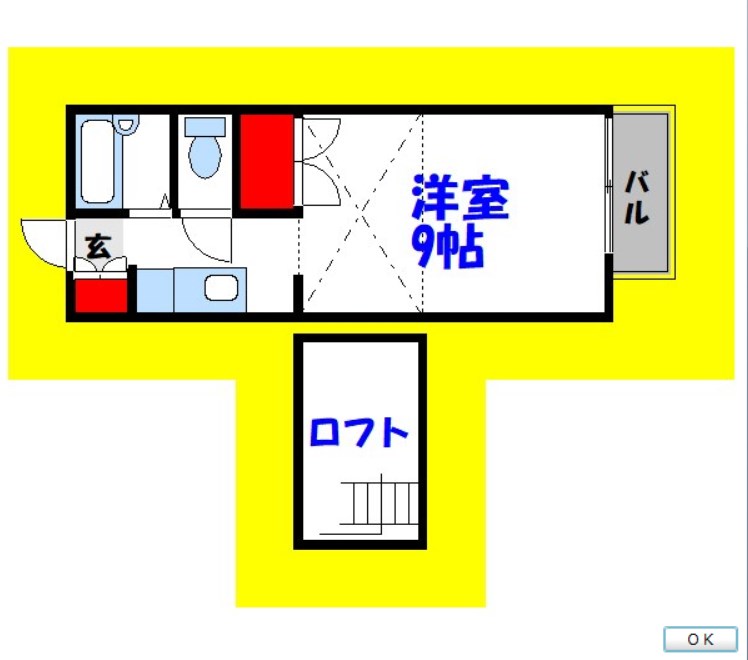 アクバルＴＨ 間取り図