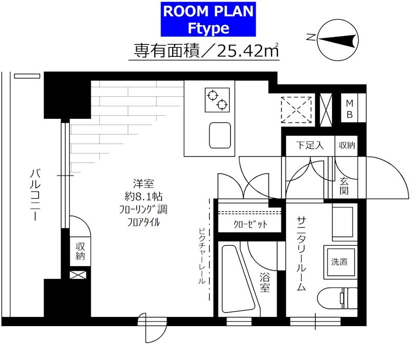 ステージファースト両国アジールコート 間取り図