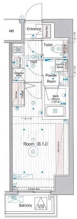 ベルグレードＳＫ　ＤＵＥ  間取り図