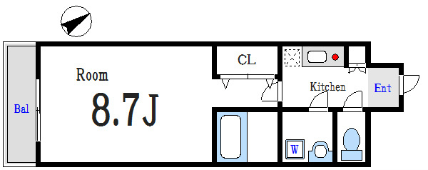 ミリアビタNO.31 間取り図