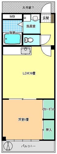 ドエル中葛西 間取り図