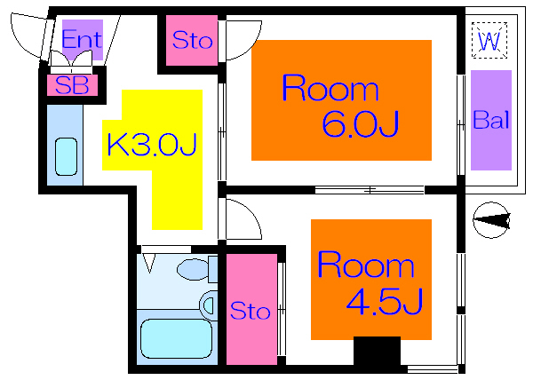 キャヴァンイワタ 間取り図