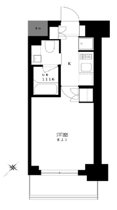 プライマル勝どき  間取り図