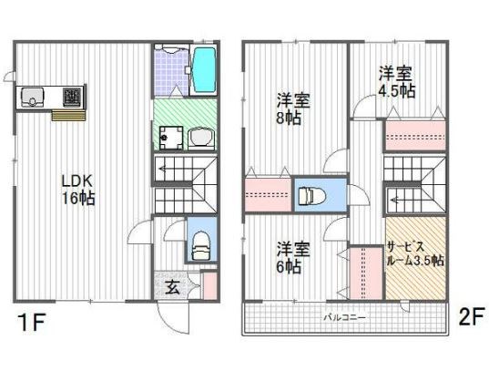 コンフォートG 間取り図