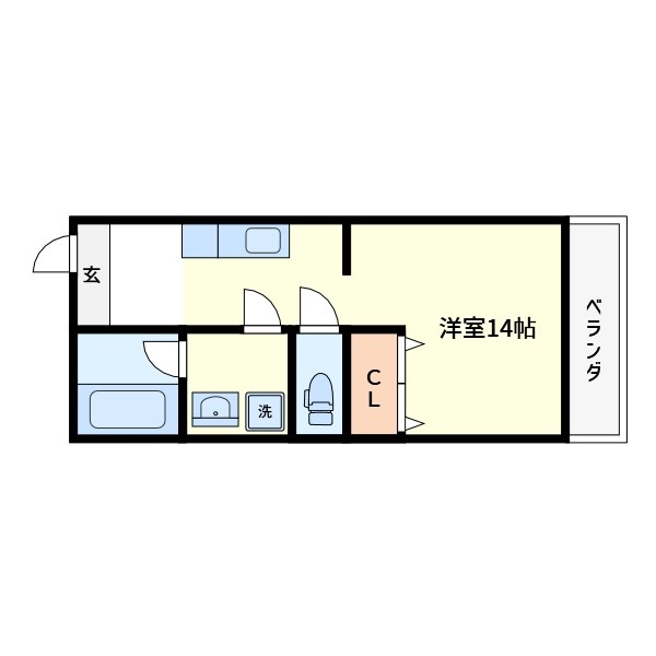 キャピタルハイム中央 間取り図