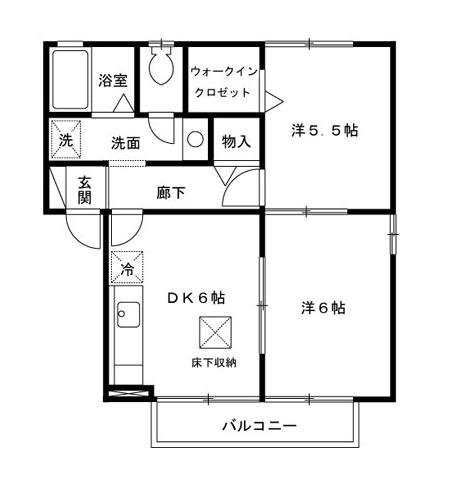 ルミエールセンジュ 間取り図