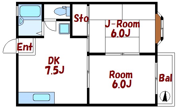 アーバンハイツ 間取り図