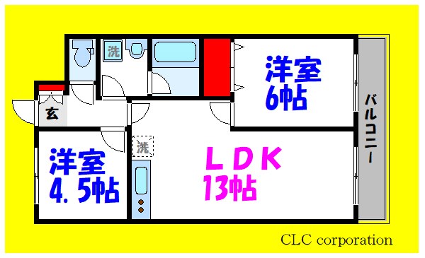 スライヴ21 間取り図