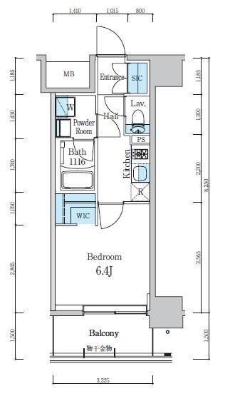 デュオフラッツ葛西 間取り図