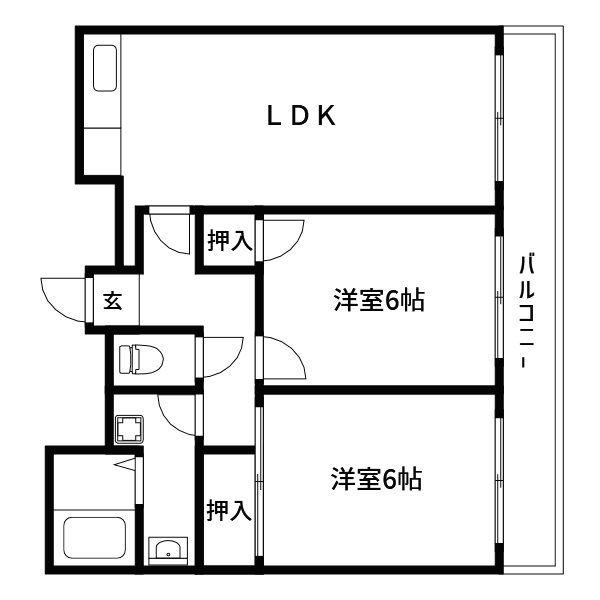 YTパレス西葛西 間取り図